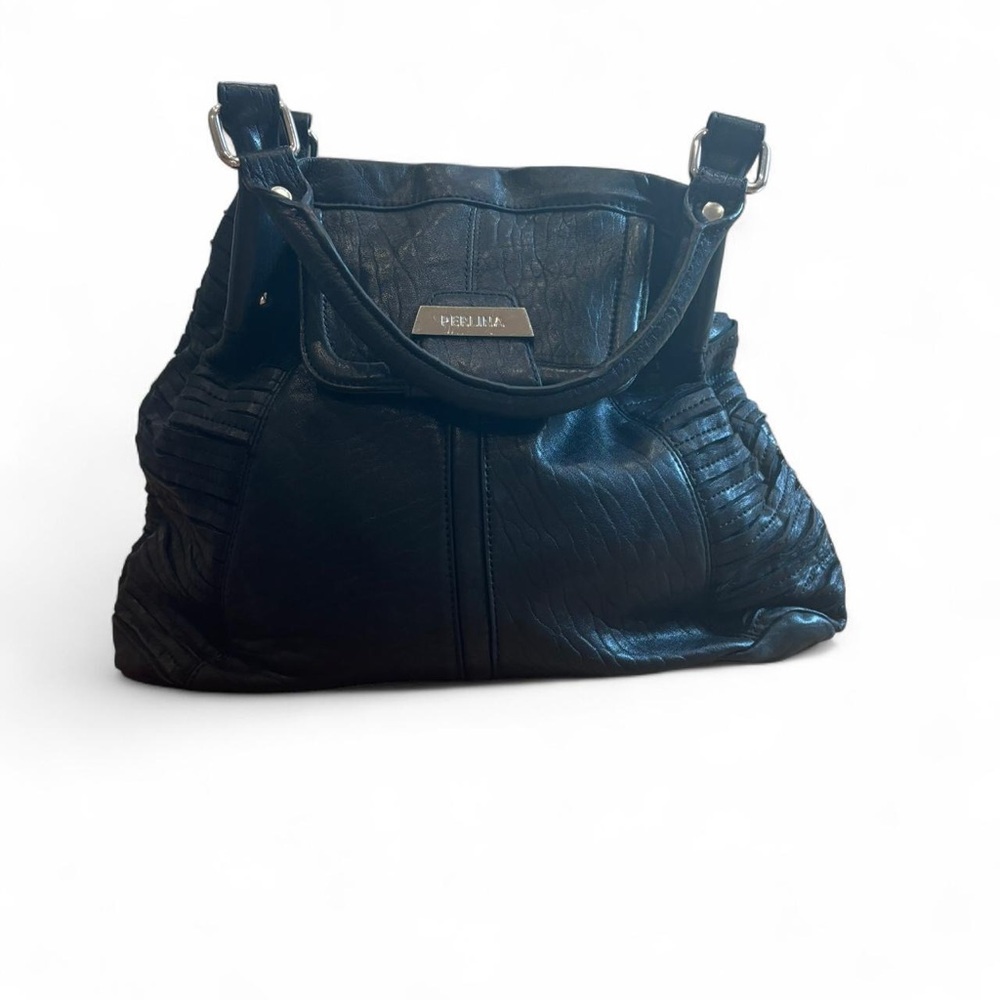 Perlina Black Shoulder Bag